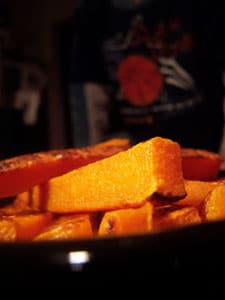 Ryna behind butternut squash fries
