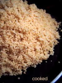 couscous cooked