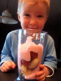 Quick Strawberry Banana Smoothie