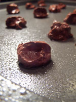 Chocolate Cookie Bites - uncooked