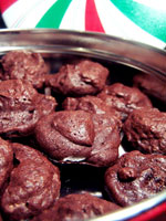 Chocolate Cookie Bites - batch