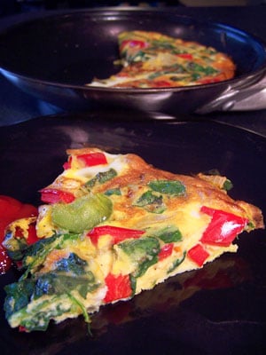 Finished Frittata
