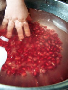 Pomegranates - Cleaned