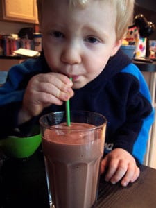 Ryan With smoothie