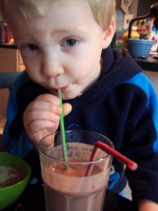 Ryan With smoothie