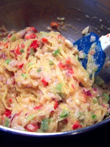 Spaghetti Squash Cake batter