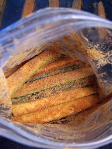 Baked Zucchini Fries prep 2