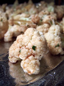 Roasted Balsamic Cauliflower - before