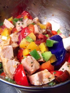 Fiesta Chicken Salad - in bowl