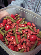 Sweet Bean and Tomato Salad prep 3