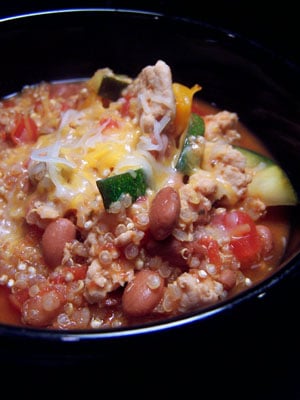 Quick Quinoa & Turkey Taco Stew