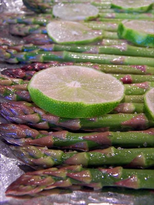 Roasted Margarita Asparagus
