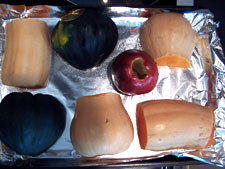 Winter Squash Soup with Roasted Seeds - prep 2