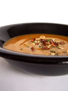Winter Squash Soup with Roasted Seeds - prep 6
