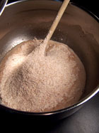 Whole Wheat Pizza Dough - mix 1
