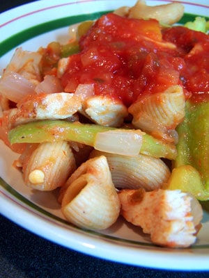 Quick Pepper Pasta