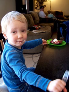 Raspberry Chocolate Waffle Cups – VitaMix Contest Finalist 1 - Ryan not sharing
