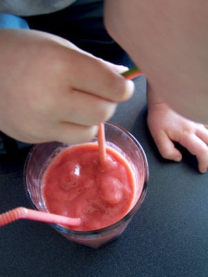 Strawberry Papaya Smoothie 2