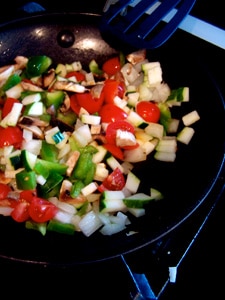 egg muffin - veggie skillet