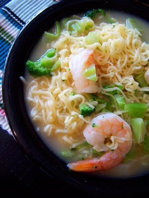Quick Ramen Noodle Lunch