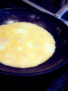 Egg Pizza step 1