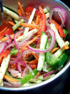 fresh veggie & dill salad
