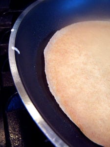 Simple Low Fat Whole Grain Crêpe prep 2