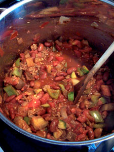 Garden Chili in pot