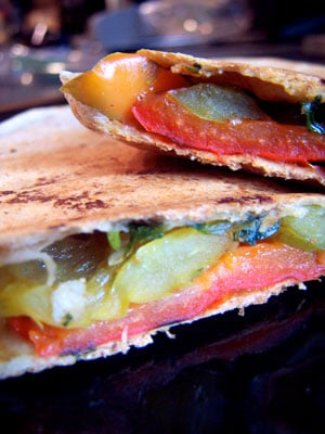 Grilled Mexican Pepper Tortilla Panini 