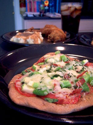 Sauce-less Personal Pizzas