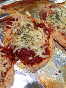 Naked Chicken Parm Idea - after bake