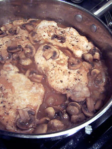 Pork Chops with Simple Mushroom Gravy before 2