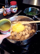 Simple Chicken Tips with Gravy - prep 2