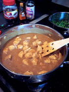 Simple Chicken Tips with Gravy - prep 3
