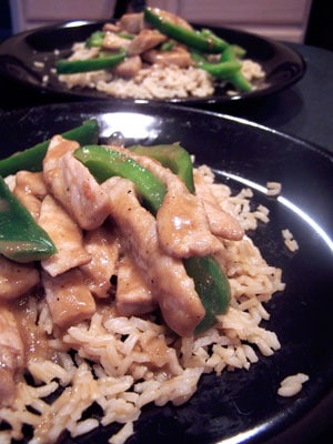 Peppered Pork with Peppers