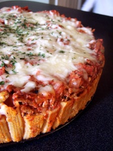 Whole Wheat Pasta Pie - there it is!