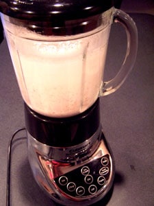 almonds blended for almond milk