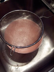 almond milk filtering system
