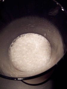 almond milk finished