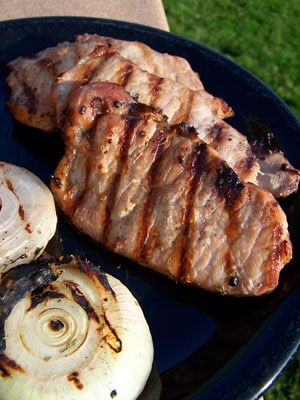 Pomegranate Pork with Vidalia Onions