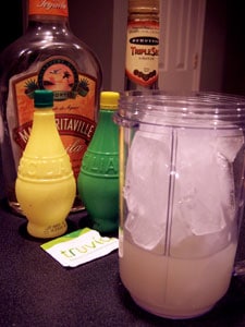 Frozen Margarita-ish Cocktail - before