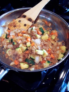 Quick Fried Bulgar - Step 2