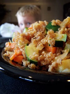 Quick Fried Bulgar - different view