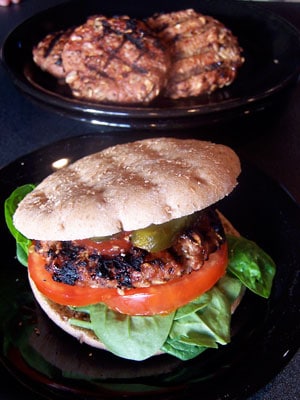 Grilled Honey Mustard Turkey Oat Burgers