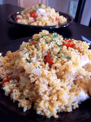 One Pot Chicken with Mango and Couscous