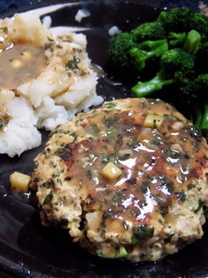 Garden Turkey Steaks with a Simple Gravy