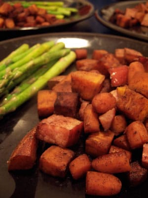 Ham and Sweet Potato Skillet