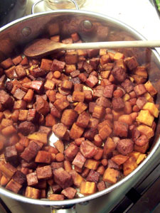 Ham and Sweet Potato Skillet - After