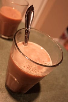 Mom's Egg Cream - glass