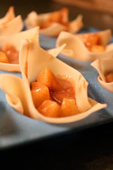 Mini Apple Pies - before
